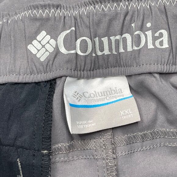 Columbia Pants Mens XXL Short Gray Royce Range Elastic Waist Tapered Jogger - Picture 13 of 16